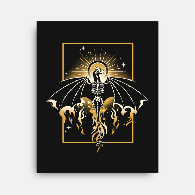 Sun Dragon Undead-None-Stretched-Canvas-NemiMakeit
