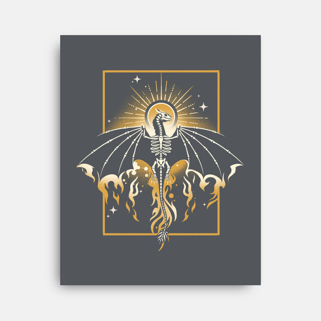Sun Dragon Undead-None-Stretched-Canvas-NemiMakeit