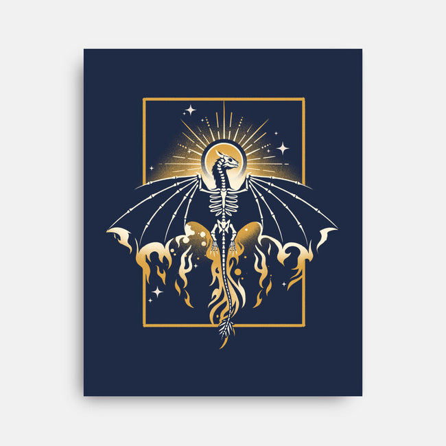 Sun Dragon Undead-None-Stretched-Canvas-NemiMakeit