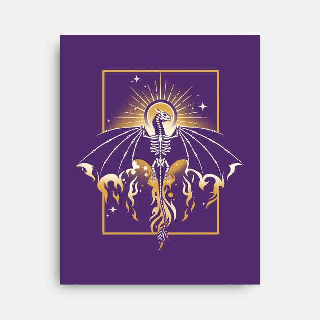 Sun Dragon Undead-None-Stretched-Canvas-NemiMakeit