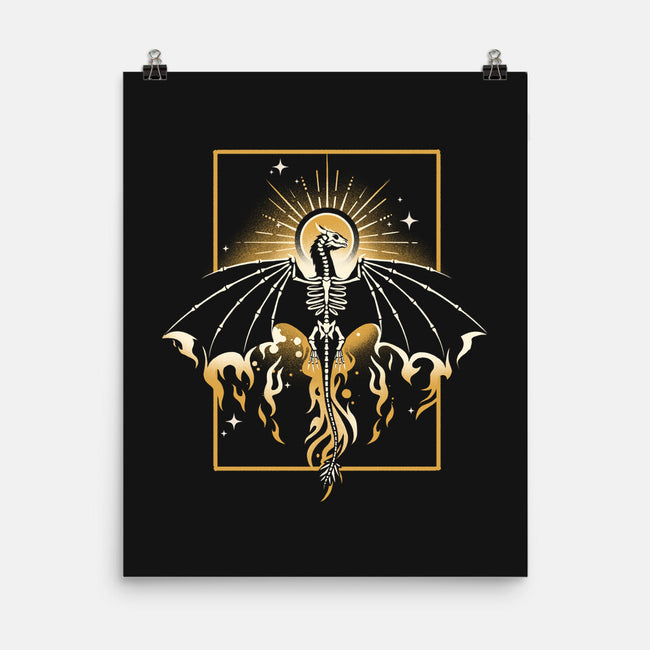 Sun Dragon Undead-None-Matte-Poster-NemiMakeit