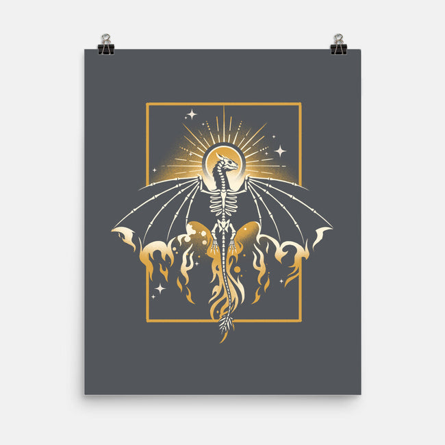 Sun Dragon Undead-None-Matte-Poster-NemiMakeit