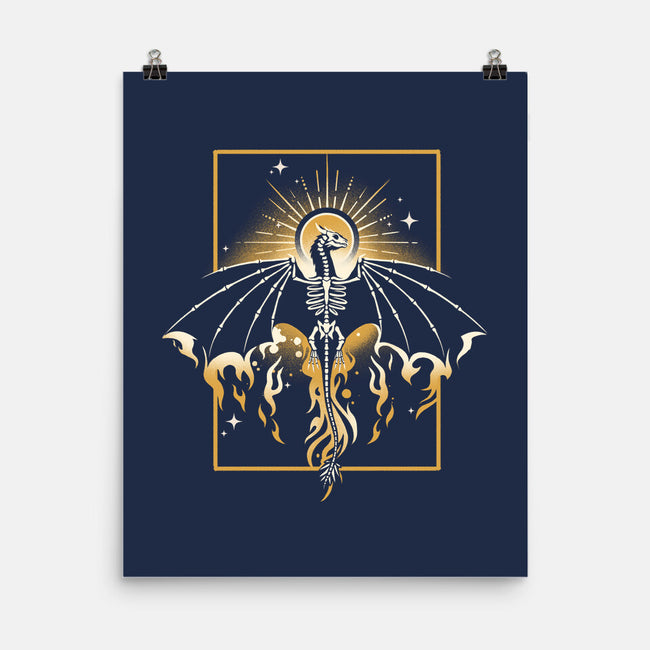Sun Dragon Undead-None-Matte-Poster-NemiMakeit