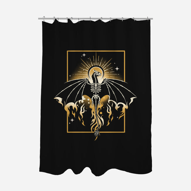Sun Dragon Undead-None-Polyester-Shower Curtain-NemiMakeit