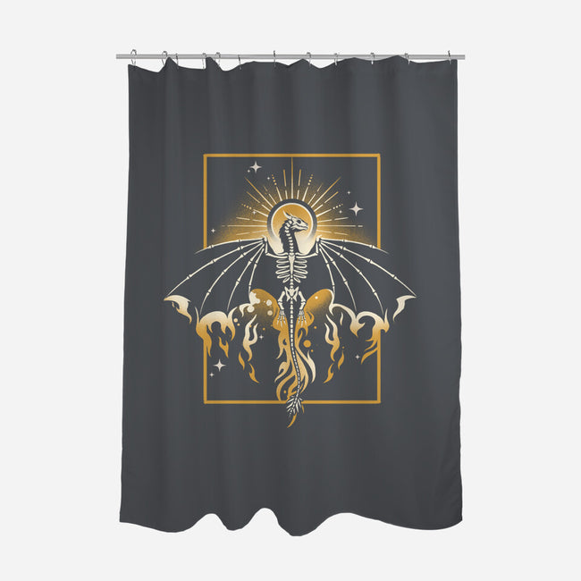 Sun Dragon Undead-None-Polyester-Shower Curtain-NemiMakeit