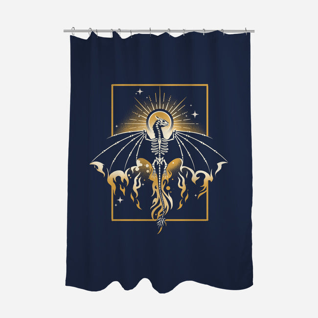 Sun Dragon Undead-None-Polyester-Shower Curtain-NemiMakeit