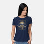 Sun Dragon Undead-Womens-Basic-Tee-NemiMakeit