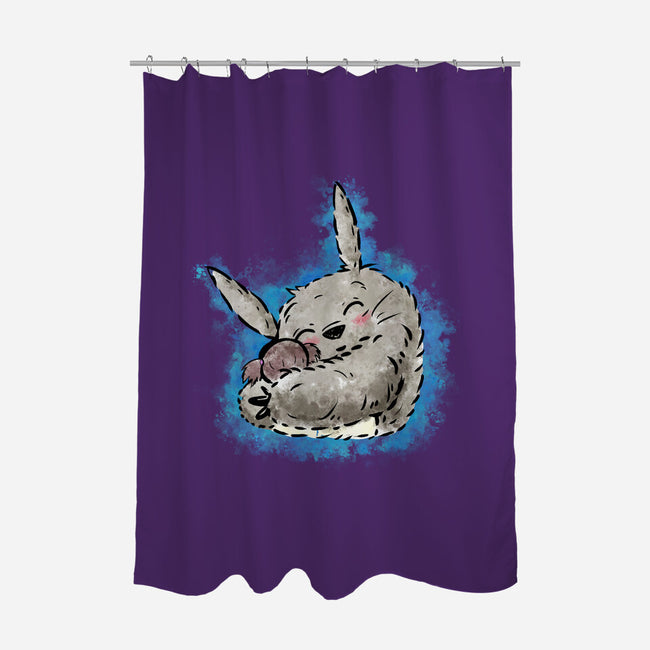 Cute Hug-None-Polyester-Shower Curtain-nickzzarto