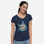 Cute Hug-Womens-V-Neck-Tee-nickzzarto