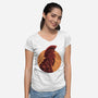 Man Of Many Wiles-Womens-V-Neck-Tee-rmatix