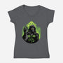 Emperor Eclipse-Womens-V-Neck-Tee-rmatix
