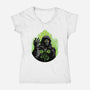 Emperor Eclipse-Womens-V-Neck-Tee-rmatix