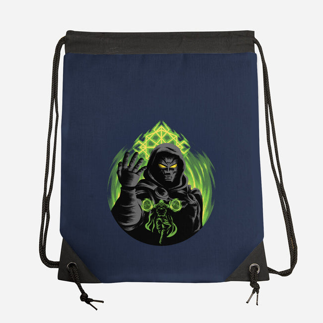 Emperor Eclipse-None-Drawstring-Bag-rmatix