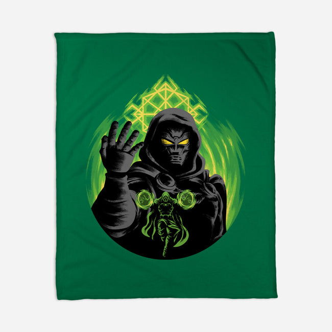 Emperor Eclipse-None-Fleece-Blanket-rmatix