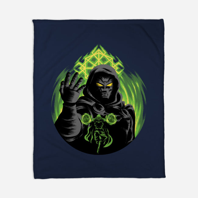 Emperor Eclipse-None-Fleece-Blanket-rmatix