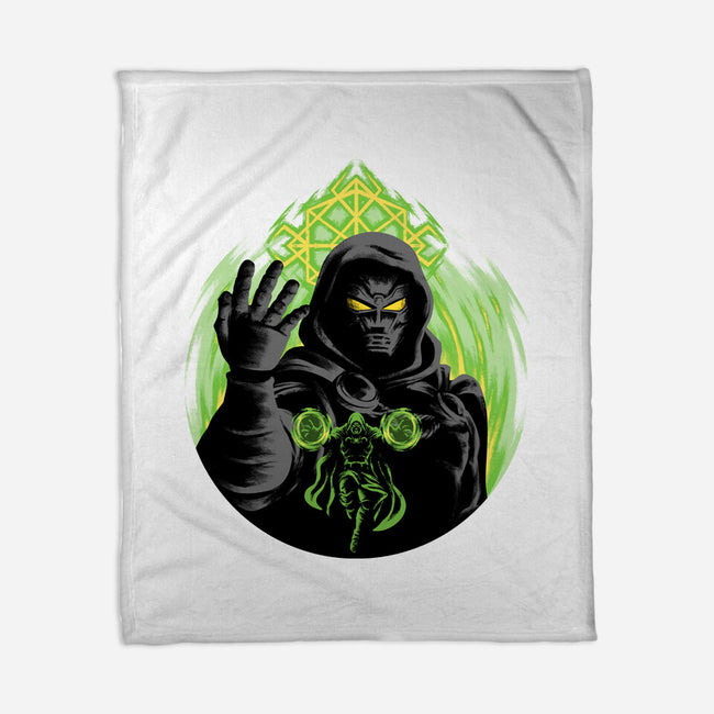 Emperor Eclipse-None-Fleece-Blanket-rmatix