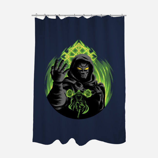 Emperor Eclipse-None-Polyester-Shower Curtain-rmatix