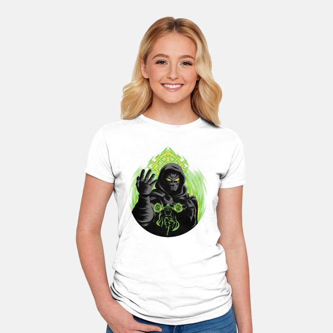 Emperor Eclipse-Womens-Fitted-Tee-rmatix
