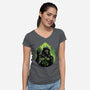 Emperor Eclipse-Womens-V-Neck-Tee-rmatix