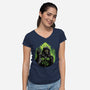 Emperor Eclipse-Womens-V-Neck-Tee-rmatix