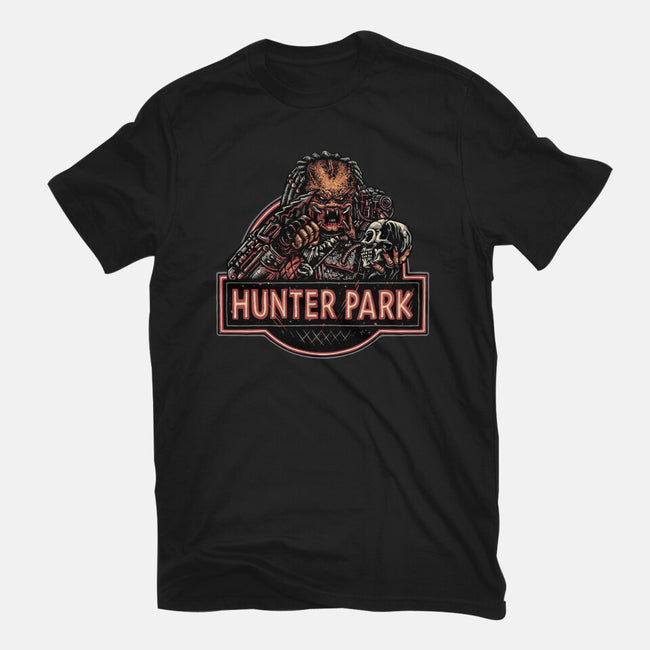 Welcome To Hunter Park-Mens-Heavyweight-Tee-glitchygorilla