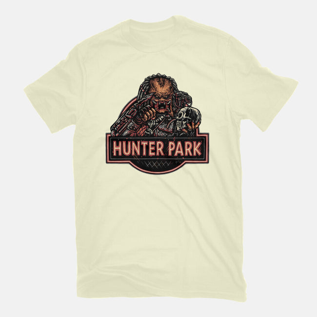 Welcome To Hunter Park-Mens-Basic-Tee-glitchygorilla