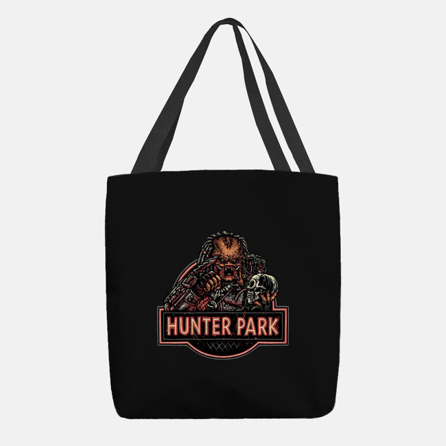 Welcome To Hunter Park-None-Basic Tote-Bag-glitchygorilla