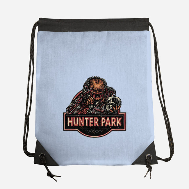 Welcome To Hunter Park-None-Drawstring-Bag-glitchygorilla