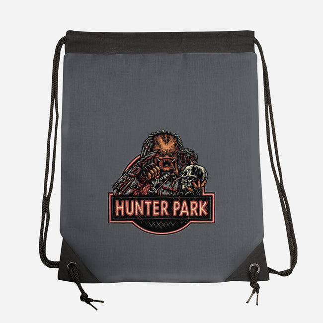 Welcome To Hunter Park-None-Drawstring-Bag-glitchygorilla