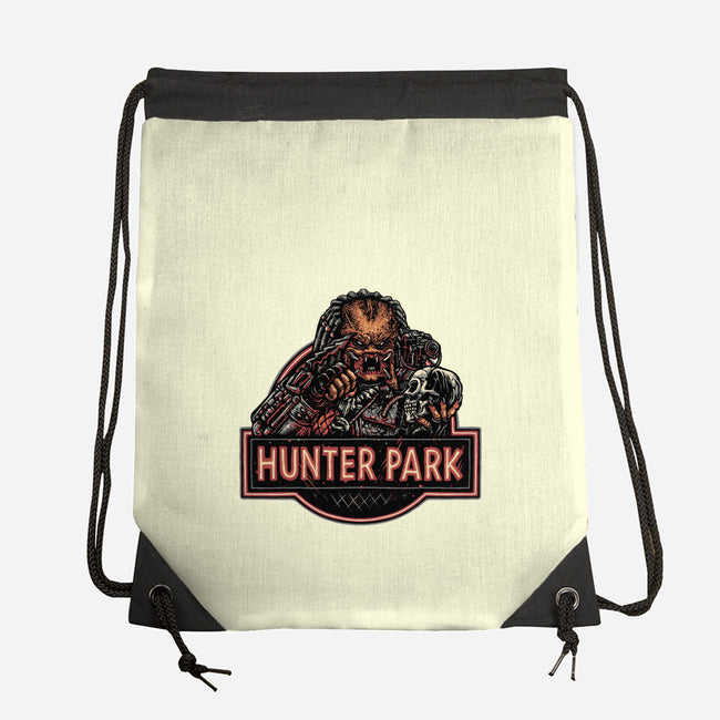 Welcome To Hunter Park-None-Drawstring-Bag-glitchygorilla
