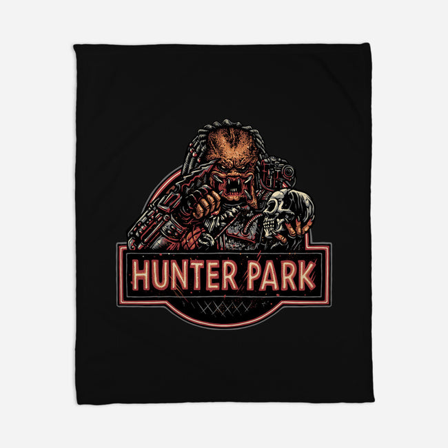 Welcome To Hunter Park-None-Fleece-Blanket-glitchygorilla