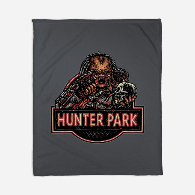 Welcome To Hunter Park-None-Fleece-Blanket-glitchygorilla