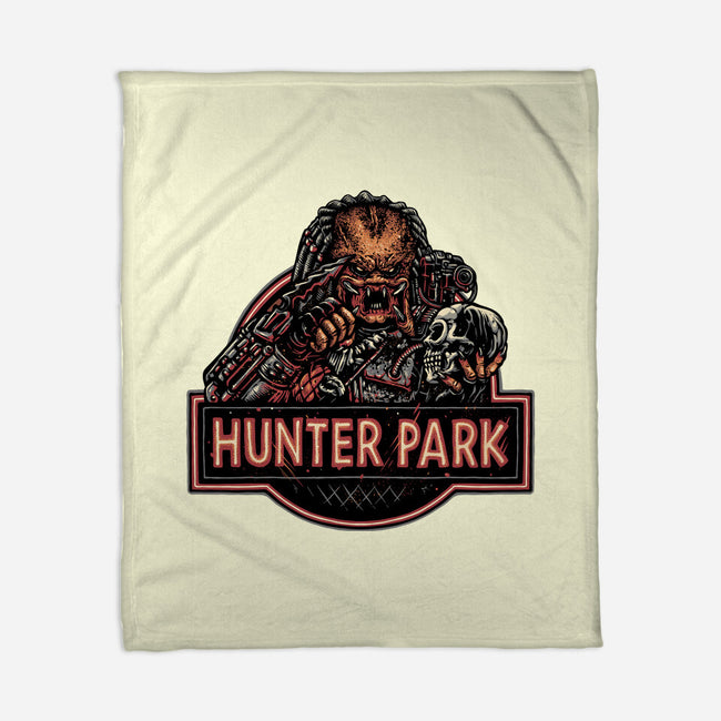 Welcome To Hunter Park-None-Fleece-Blanket-glitchygorilla