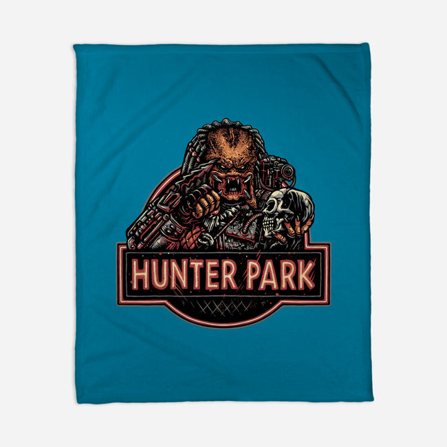 Welcome To Hunter Park-None-Fleece-Blanket-glitchygorilla