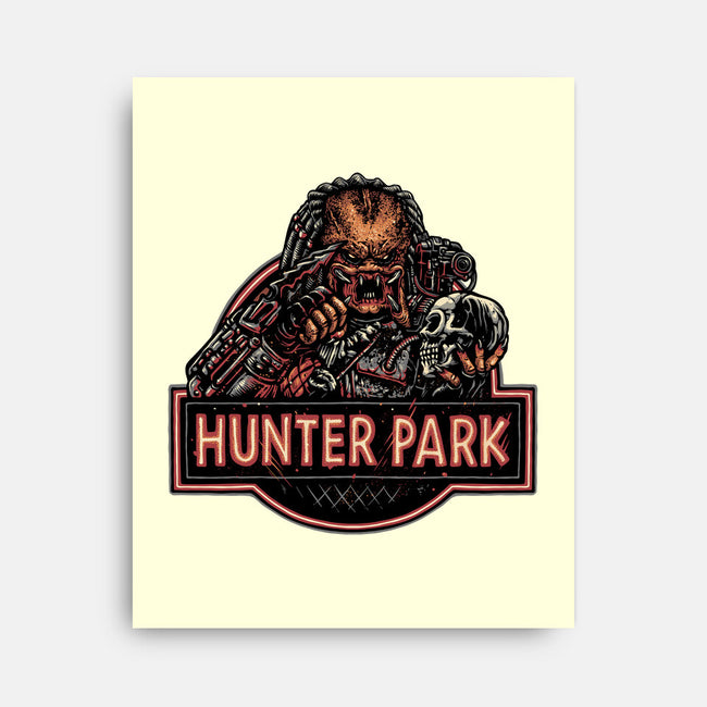 Welcome To Hunter Park-None-Stretched-Canvas-glitchygorilla