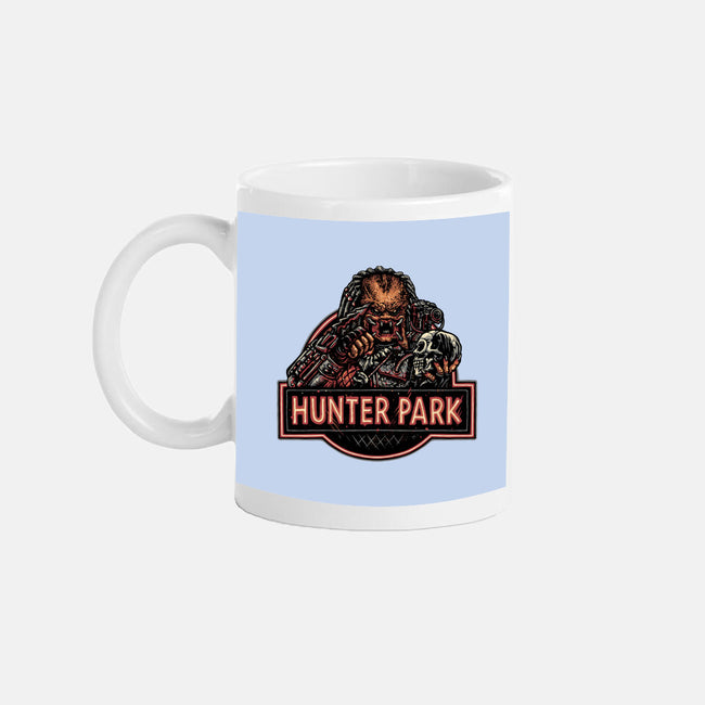 Welcome To Hunter Park-None-Mug-Drinkware-glitchygorilla