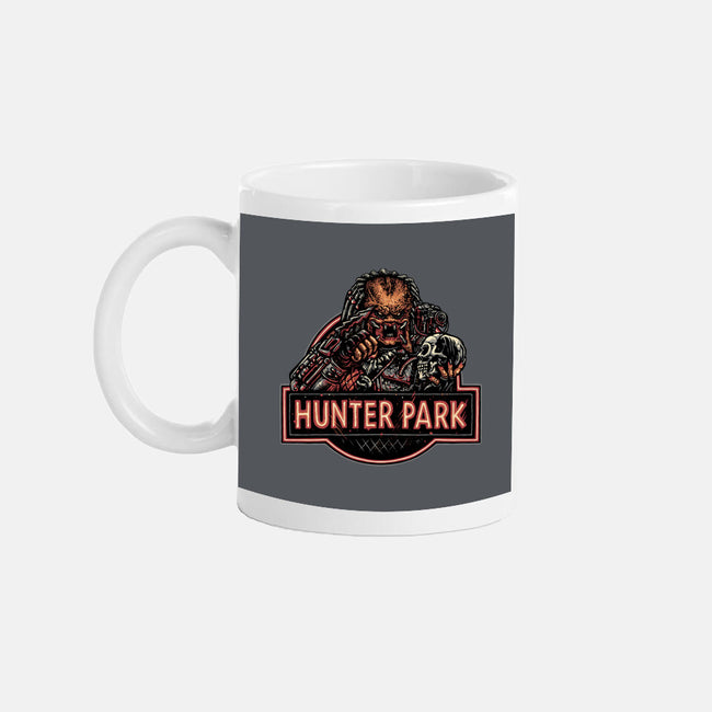 Welcome To Hunter Park-None-Mug-Drinkware-glitchygorilla