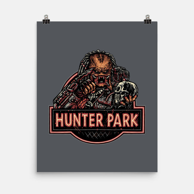 Welcome To Hunter Park-None-Matte-Poster-glitchygorilla