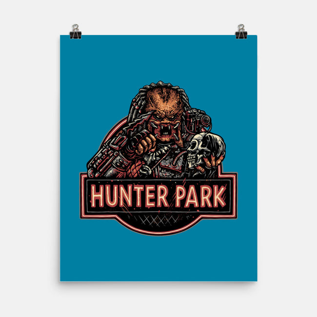 Welcome To Hunter Park-None-Matte-Poster-glitchygorilla