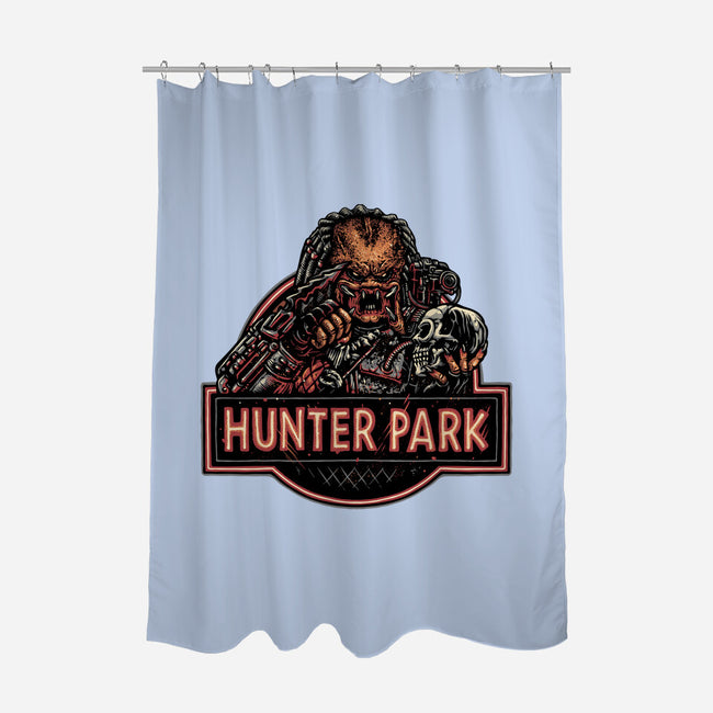 Welcome To Hunter Park-None-Polyester-Shower Curtain-glitchygorilla