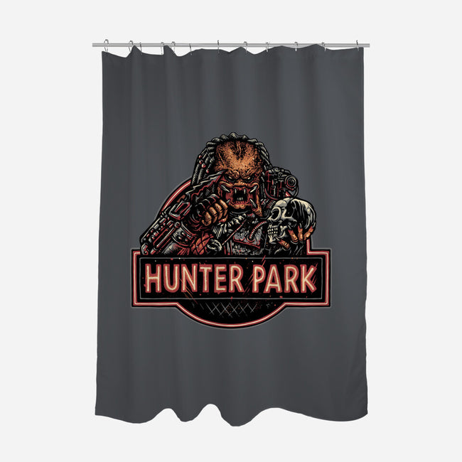 Welcome To Hunter Park-None-Polyester-Shower Curtain-glitchygorilla