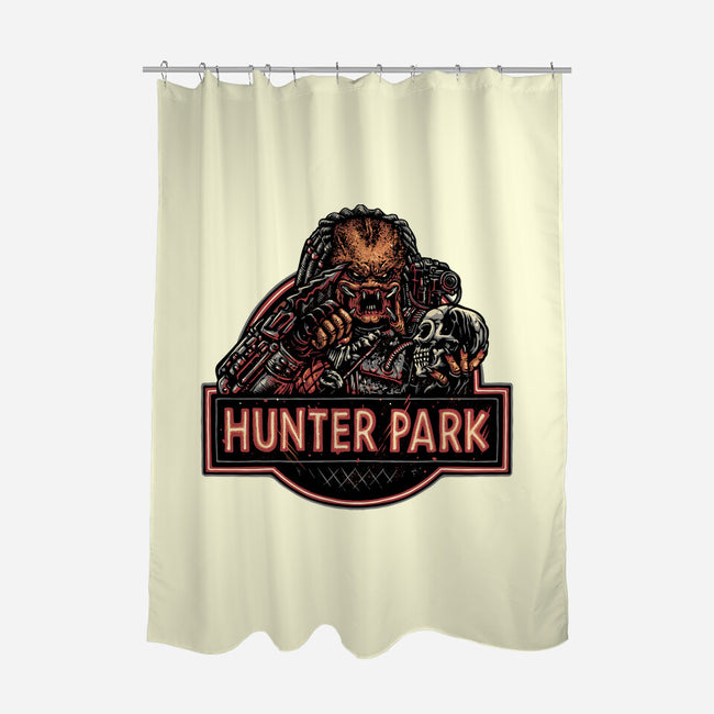Welcome To Hunter Park-None-Polyester-Shower Curtain-glitchygorilla