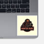 Welcome To Hunter Park-None-Glossy-Sticker-glitchygorilla