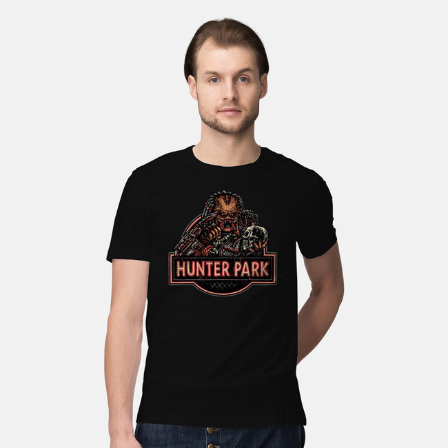 Welcome To Hunter Park-Mens-Premium-Tee-glitchygorilla