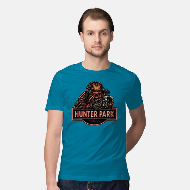Welcome To Hunter Park-Mens-Premium-Tee-glitchygorilla