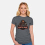 Welcome To Hunter Park-Womens-Fitted-Tee-glitchygorilla