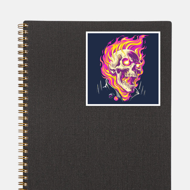 Firey Ride-None-Glossy-Sticker-CappO