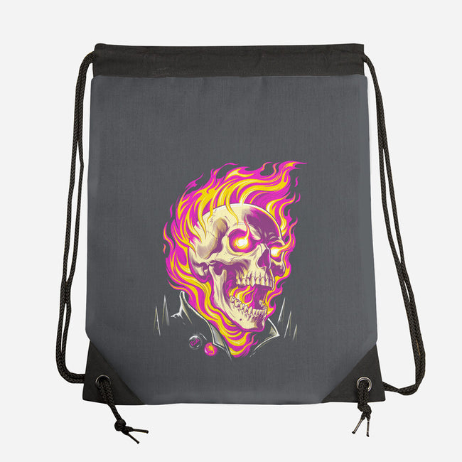 Firey Ride-None-Drawstring-Bag-CappO
