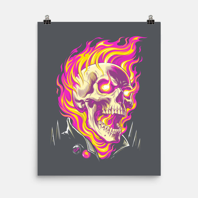Firey Ride-None-Matte-Poster-CappO
