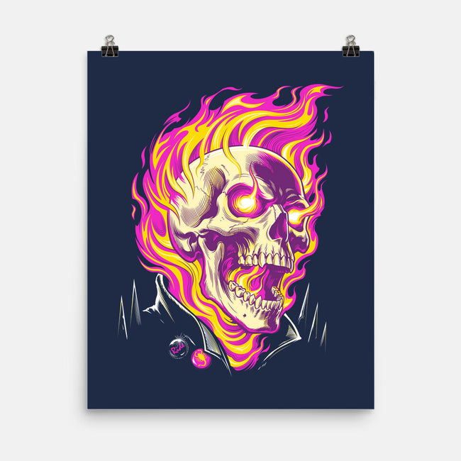Firey Ride-None-Matte-Poster-CappO